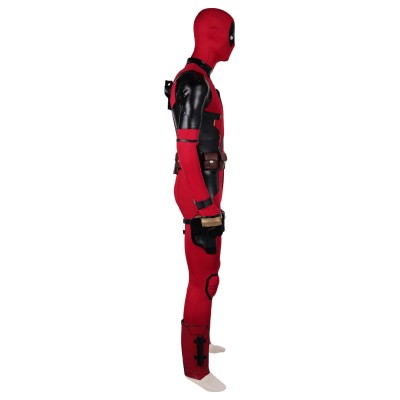 DP Wade Wilson Jumpsuit Full Set Suit Cosplay Costume Halloween Carnival Outfit