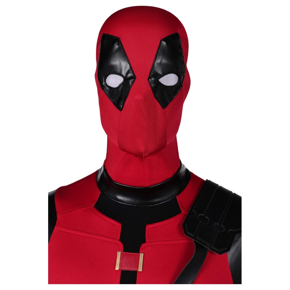DP Wade Wilson Jumpsuit Full Set Suit Cosplay Costume Halloween Carnival Outfit