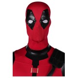DP Wade Wilson Jumpsuit Full Set Suit Cosplay Costume Halloween Carnival Outfit