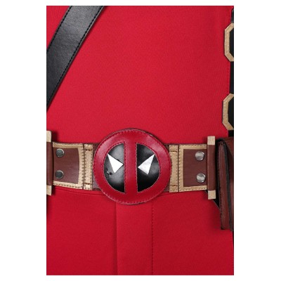 DP Wade Wilson Jumpsuit Full Set Suit Cosplay Costume Halloween Carnival Outfit