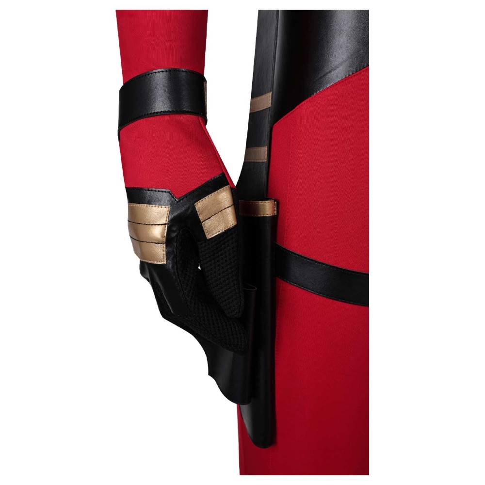 DP Wade Wilson Jumpsuit Full Set Suit Cosplay Costume Halloween Carnival Outfit