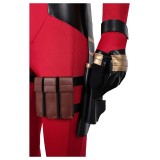 DP Wade Wilson Jumpsuit Full Set Suit Cosplay Costume Halloween Carnival Outfit