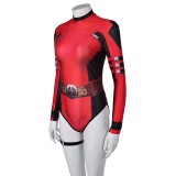 DP Variants Lady DP Red Swimsuit Suit Cosplay Costume Halloween Carnival Outfit