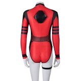 DP Variants Lady DP Red Swimsuit Suit Cosplay Costume Halloween Carnival Outfit