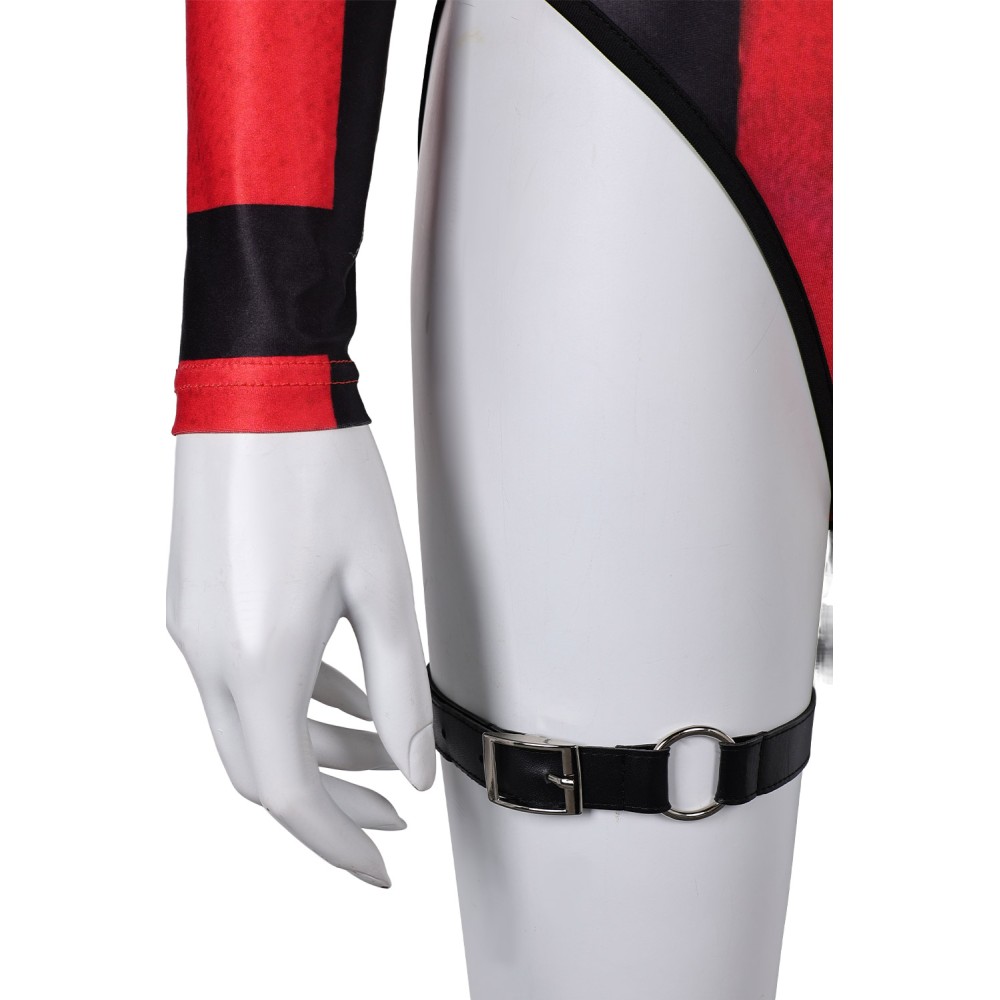 DP Variants Lady DP Red Swimsuit Suit Cosplay Costume Halloween Carnival Outfit