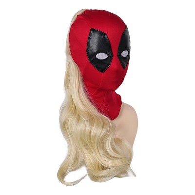 DP Ladypool Variants Wig Headgear Set Accessories Cosplay Costume Halloween Carnival