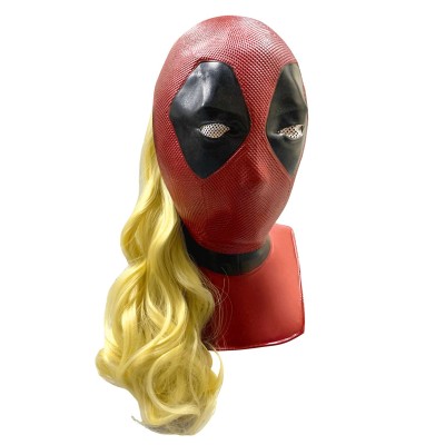DP Ladypool Latex Masks With Wig Party Props Cosplay Costume Halloween Carnival