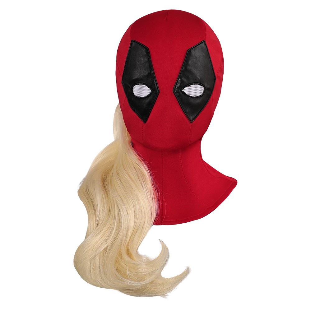 DP Kids Children Ladypool Headgear Wig Set Accessories Cosplay Costume Halloween Carnival