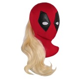 DP Kids Children Ladypool Headgear Wig Set Accessories Cosplay Costume Halloween Carnival