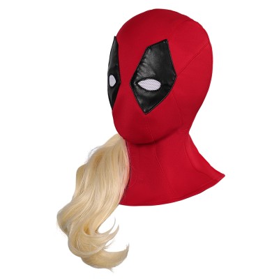 DP Kids Children Ladypool Headgear Wig Set Accessories Cosplay Costume Halloween Carnival