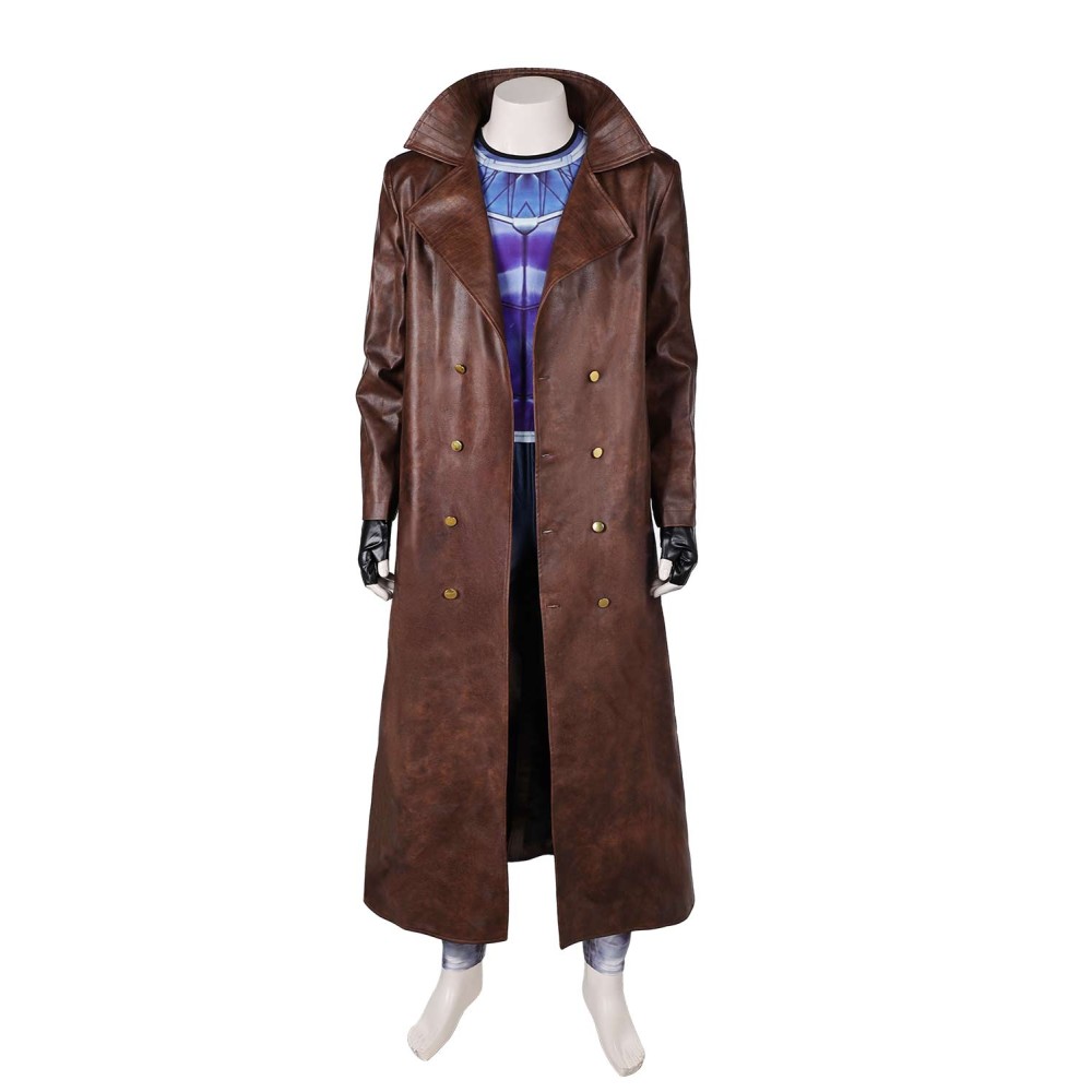 Gambit Remy Etienne LeBeau Suit Cosplay Costume Halloween Carnival Outfit