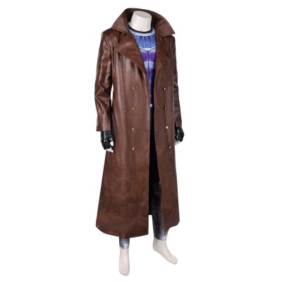 Gambit Remy Etienne LeBeau Suit Cosplay Costume Halloween Carnival Outfit