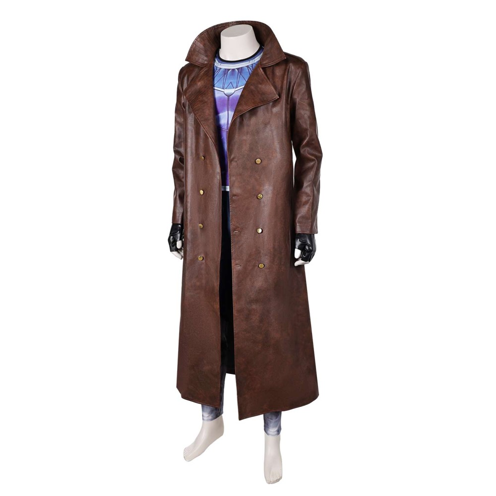 Gambit Remy Etienne LeBeau Suit Cosplay Costume Halloween Carnival Outfit