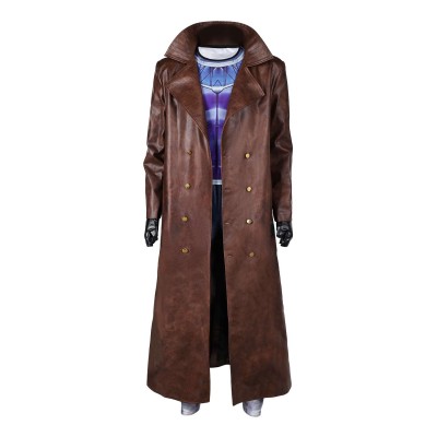 Gambit Remy Etienne LeBeau Suit Cosplay Costume Halloween Carnival Outfit