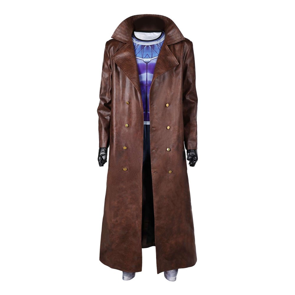 Gambit Remy Etienne LeBeau Suit Cosplay Costume Halloween Carnival Outfit