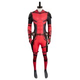 DP 2024 Wade Wilson Red Samurai Battle Suit Suit Cosplay Costume Halloween Carnival Outfit