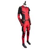 DP 2024 Wade Wilson Red Samurai Battle Suit Suit Cosplay Costume Halloween Carnival Outfit