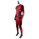 DP 2024 Wade Wilson Red Samurai Battle Suit Suit Cosplay Costume Halloween Carnival Outfit