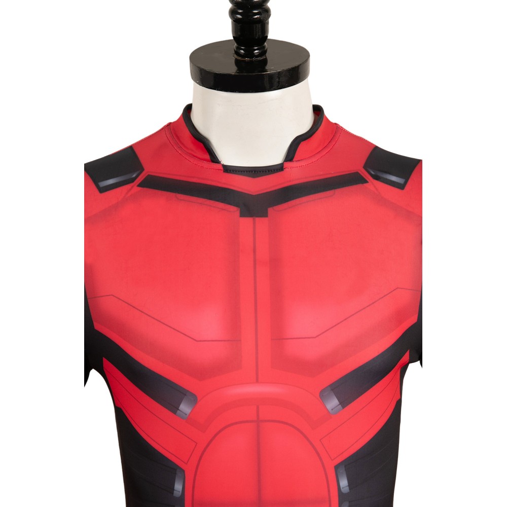 DP 2024 Wade Wilson Red Samurai Battle Suit Suit Cosplay Costume Halloween Carnival Outfit