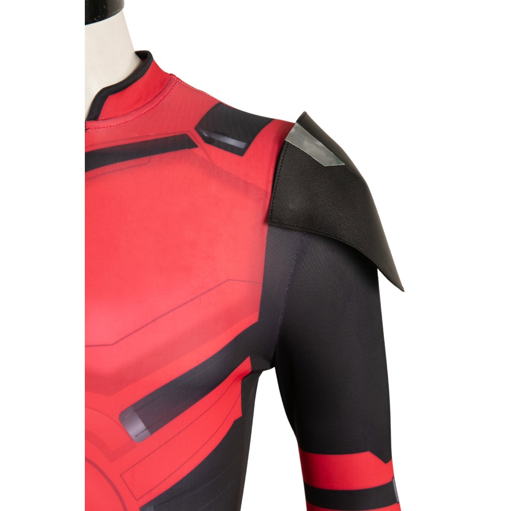 DP 2024 Wade Wilson Red Samurai Battle Suit Suit Cosplay Costume Halloween Carnival Outfit
