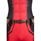DP 2024 Wade Wilson Red Samurai Battle Suit Suit Cosplay Costume Halloween Carnival Outfit