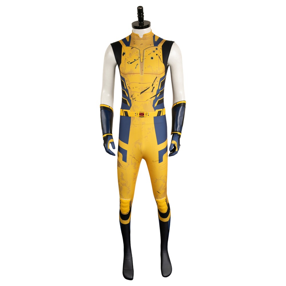 DP Logan Wolverine Sleeveless Jumpsuit Suit Cosplay Costume Halloween Carnival Outfit