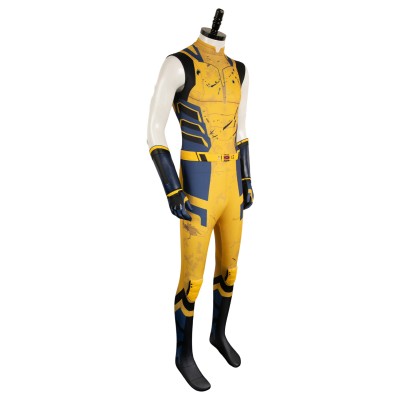 DP Logan Wolverine Sleeveless Jumpsuit Suit Cosplay Costume Halloween Carnival Outfit