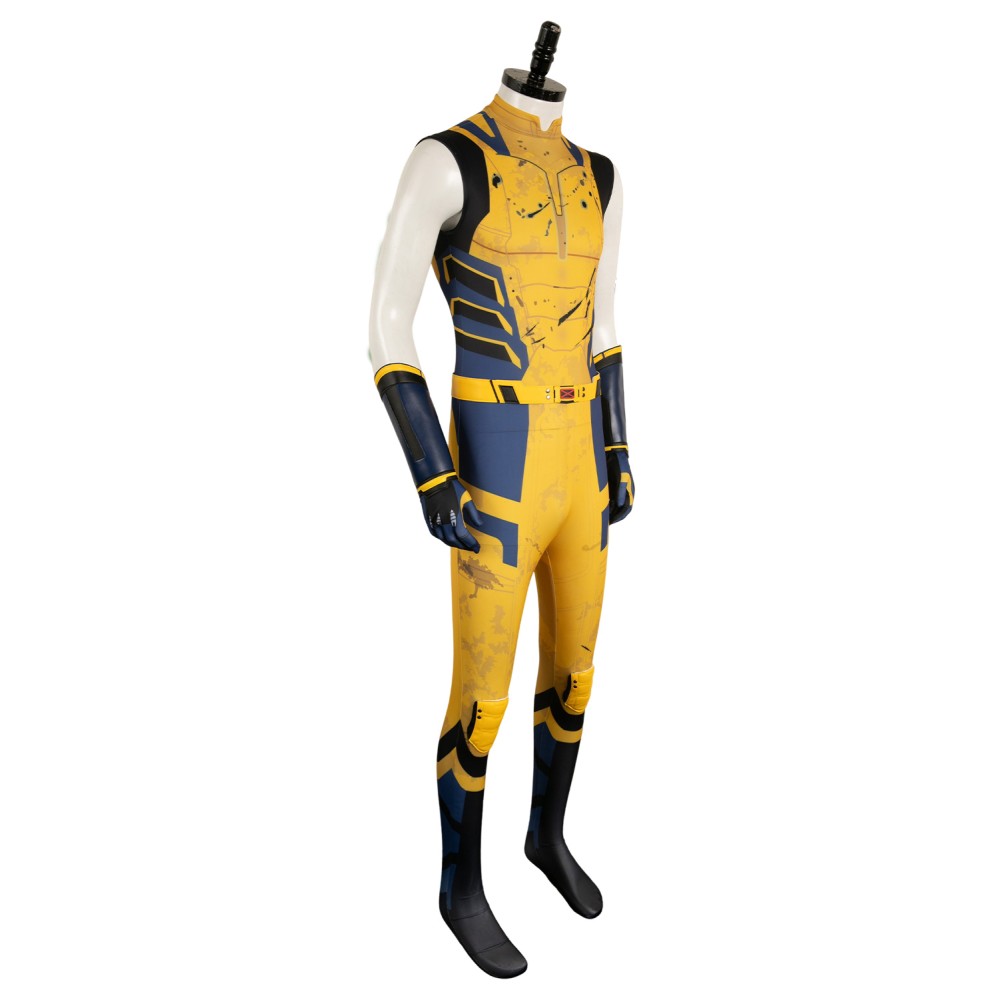 DP Logan Wolverine Sleeveless Jumpsuit Suit Cosplay Costume Halloween Carnival Outfit