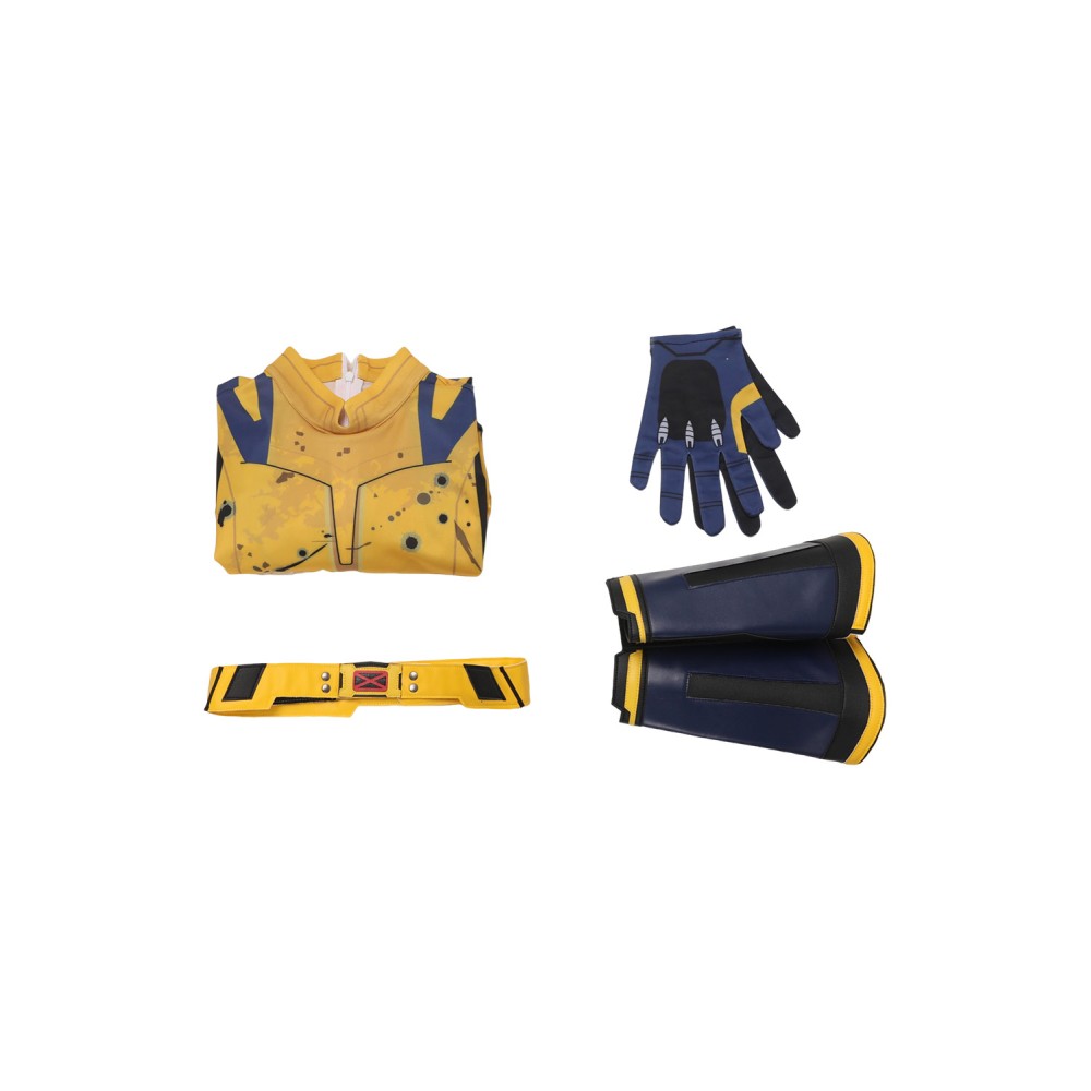DP Logan Wolverine Sleeveless Jumpsuit Suit Cosplay Costume Halloween Carnival Outfit