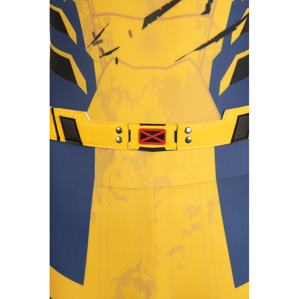 DP Logan Wolverine Sleeveless Jumpsuit Suit Cosplay Costume Halloween Carnival Outfit