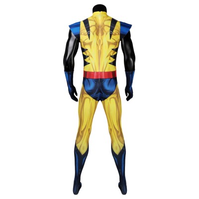 DP 3 James Howlett / Logan Printed Jumpsuit Suit Cosplay Costume Halloween Carnival Outfit