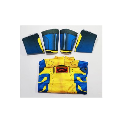 DP Logan Wolverine Kids Boys Jumpsuit Suit Cosplay Costume Halloween Carnival Outfit