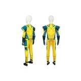 DP Logan Wolverine Kids Boys Jumpsuit Suit Cosplay Costume Halloween Carnival Outfit