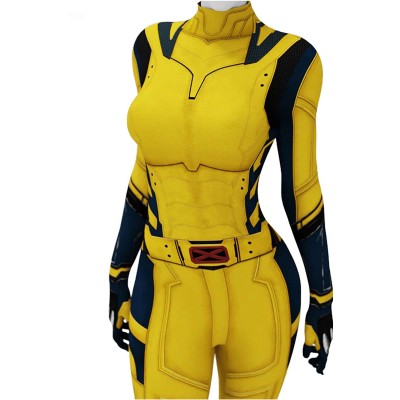 DP Logan Wolverine Women Jumpsuit Suit Cosplay Costume Halloween Carnival Outfit