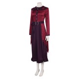 Deadlock Vindicta Red Dress Cosplay Costume Halloween Carnival Outfit