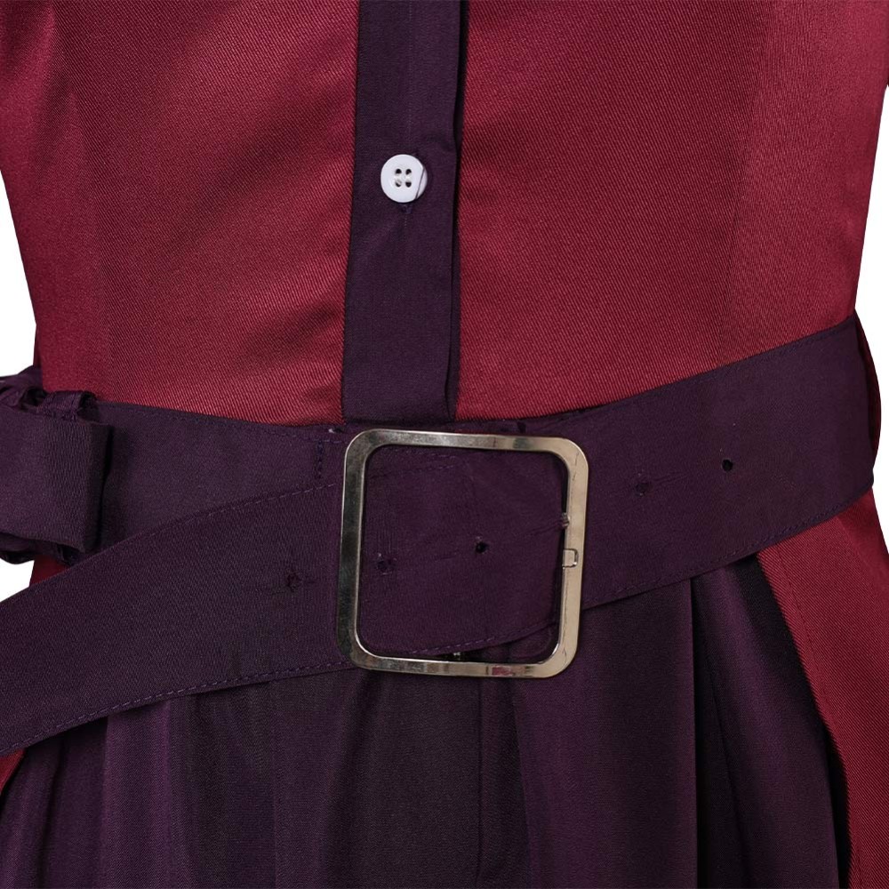 Deadlock Vindicta Red Dress Cosplay Costume Halloween Carnival Outfit