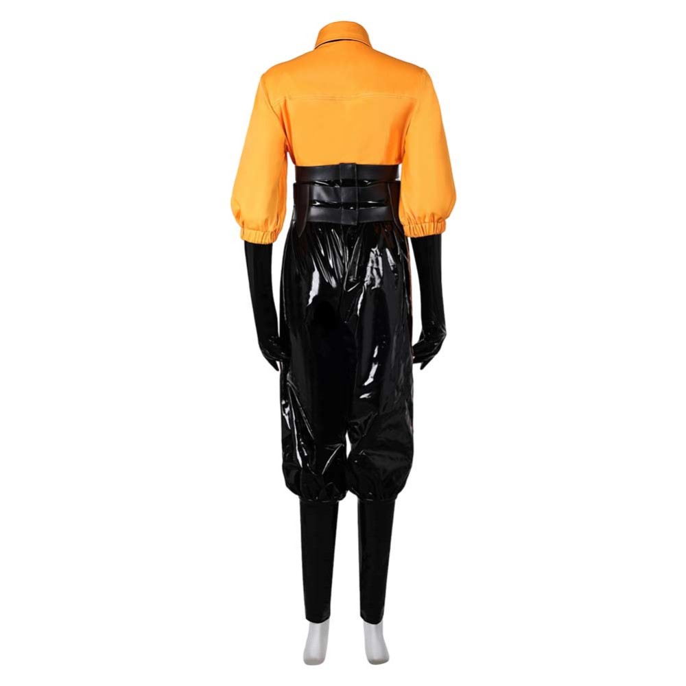 Deadlock Haze Women Yellow Cosplay Costume Halloween Carnival Outfit