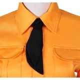Deadlock Haze Women Yellow Cosplay Costume Halloween Carnival Outfit