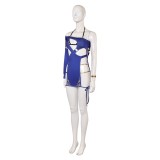 Dead or Alive Monika Women Blue Swimsuit Cosplay Costume Halloween Carnival Outfit