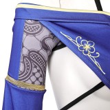 Dead or Alive Monika Women Blue Swimsuit Cosplay Costume Halloween Carnival Outfit