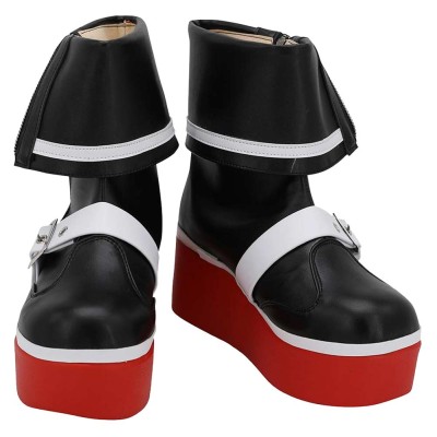 Dead or Alive Marie Rose Black Boots Accessories Cosplay Costume Halloween Carnival