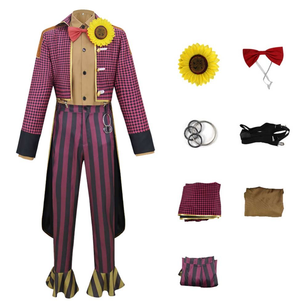 Dead by Daylight Joker Purple Suit Cosplay Costume Halloween Carnival Outfit
