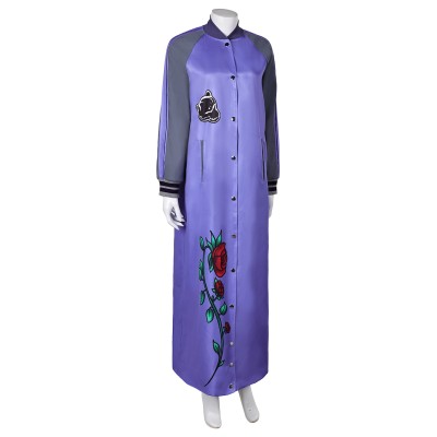 Dead Boy Detectives Crystal Palace Women Purple Long Jacket Suit Cosplay Costume Halloween Carnival Outfit