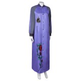 Dead Boy Detectives Crystal Palace Women Purple Long Jacket Suit Cosplay Costume Halloween Carnival Outfit