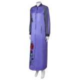 Dead Boy Detectives Crystal Palace Women Purple Long Jacket Suit Cosplay Costume Halloween Carnival Outfit