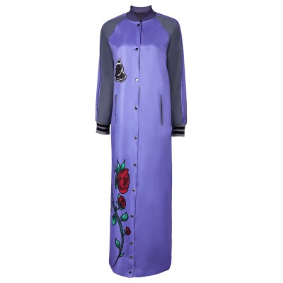 Dead Boy Detectives Crystal Palace Women Purple Long Jacket Suit Cosplay Costume Halloween Carnival Outfit
