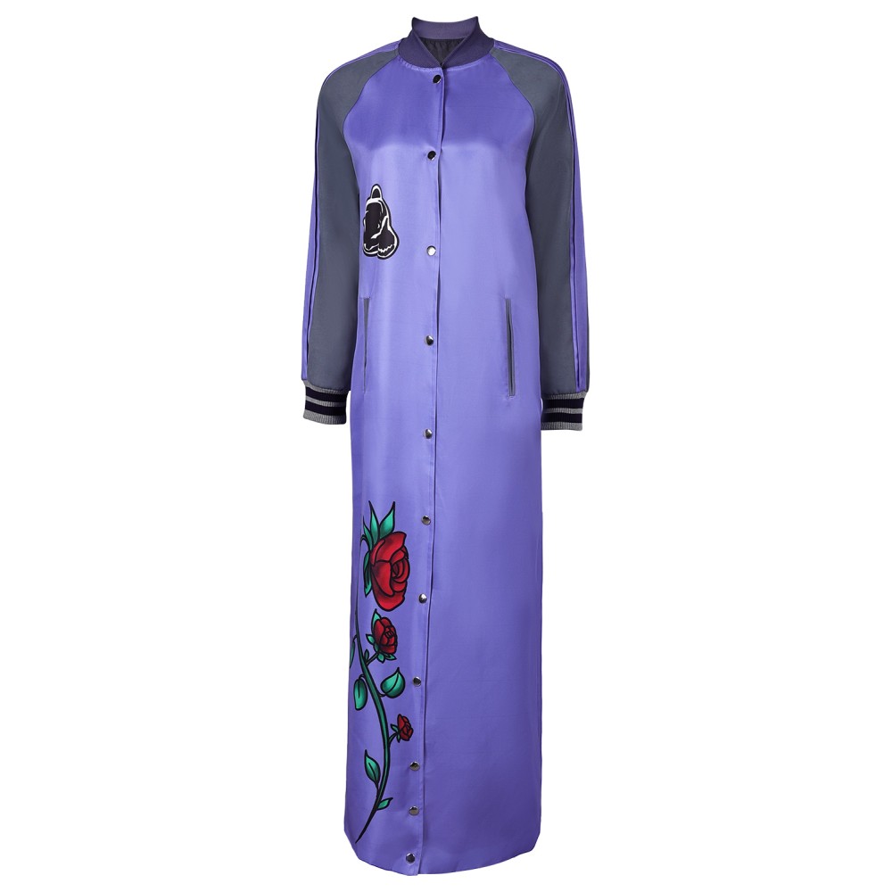 Dead Boy Detectives Crystal Palace Women Purple Long Jacket Suit Cosplay Costume Halloween Carnival Outfit