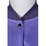 Dead Boy Detectives Crystal Palace Women Purple Long Jacket Suit Cosplay Costume Halloween Carnival Outfit