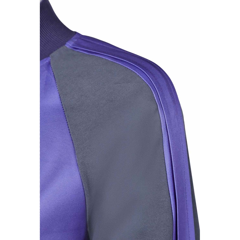 Dead Boy Detectives Crystal Palace Women Purple Long Jacket Suit Cosplay Costume Halloween Carnival Outfit