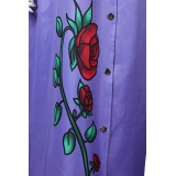 Dead Boy Detectives Crystal Palace Women Purple Long Jacket Suit Cosplay Costume Halloween Carnival Outfit